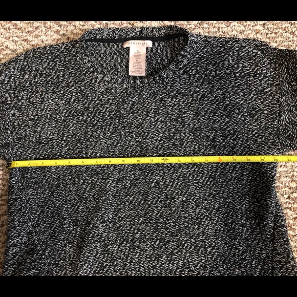 philosophy cozy high-low pullover sweater ☕️ - Picture 4 of 5